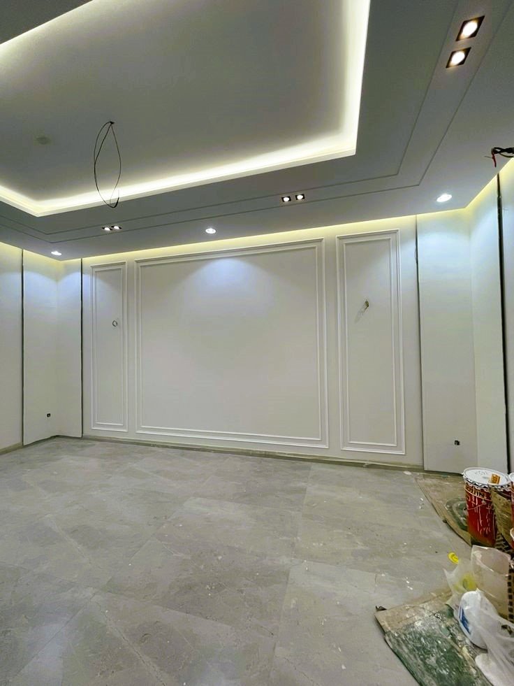 صباغ شاطر ورخيص بالكويت: تنفيذ أرقى ديكورات الجبس بورد وورق الجدران 3D